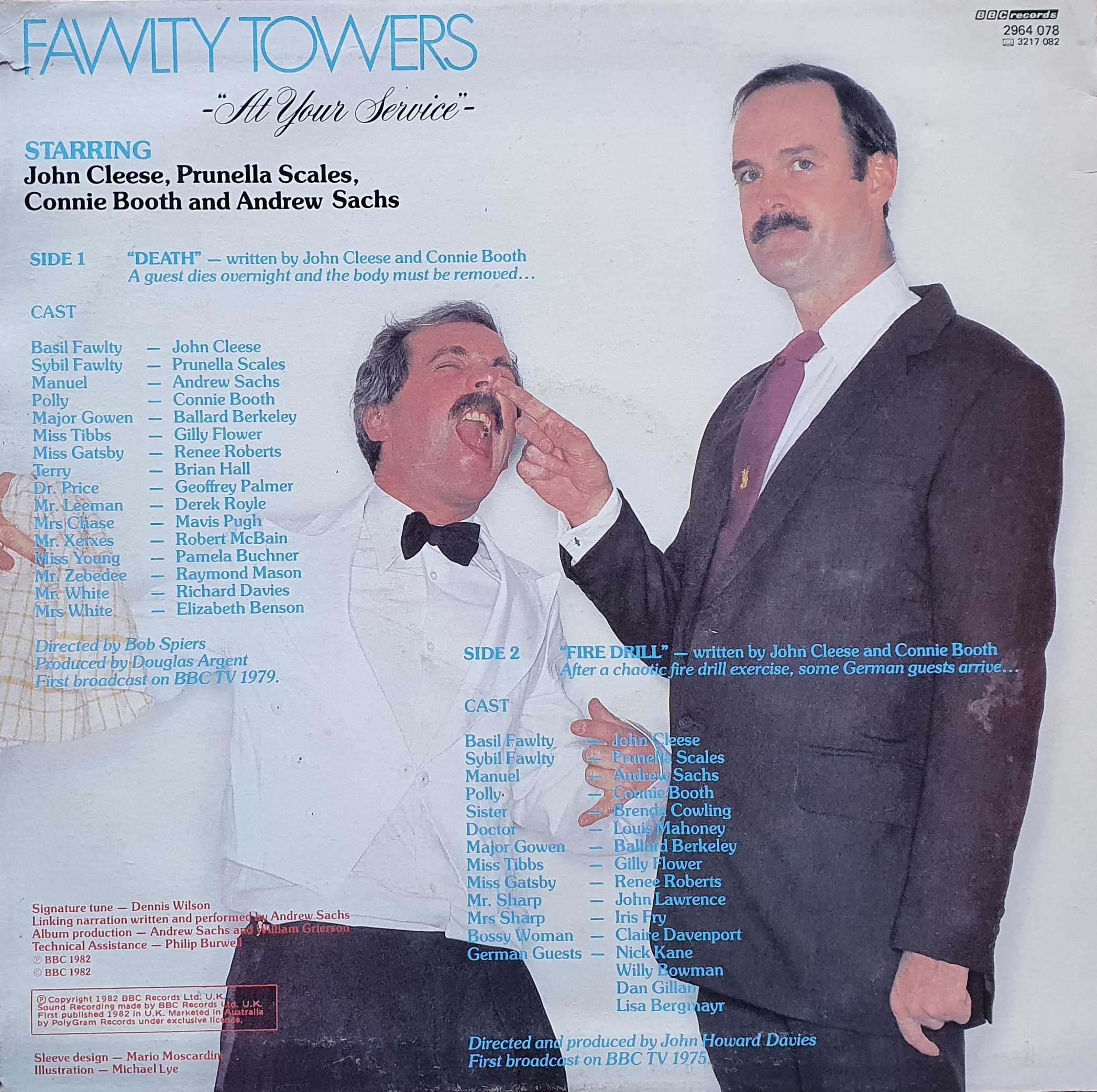 Picture of 2964 078 Fawlty Towers - At your service by artist John Cleese / Connie Booth from the BBC records and Tapes library